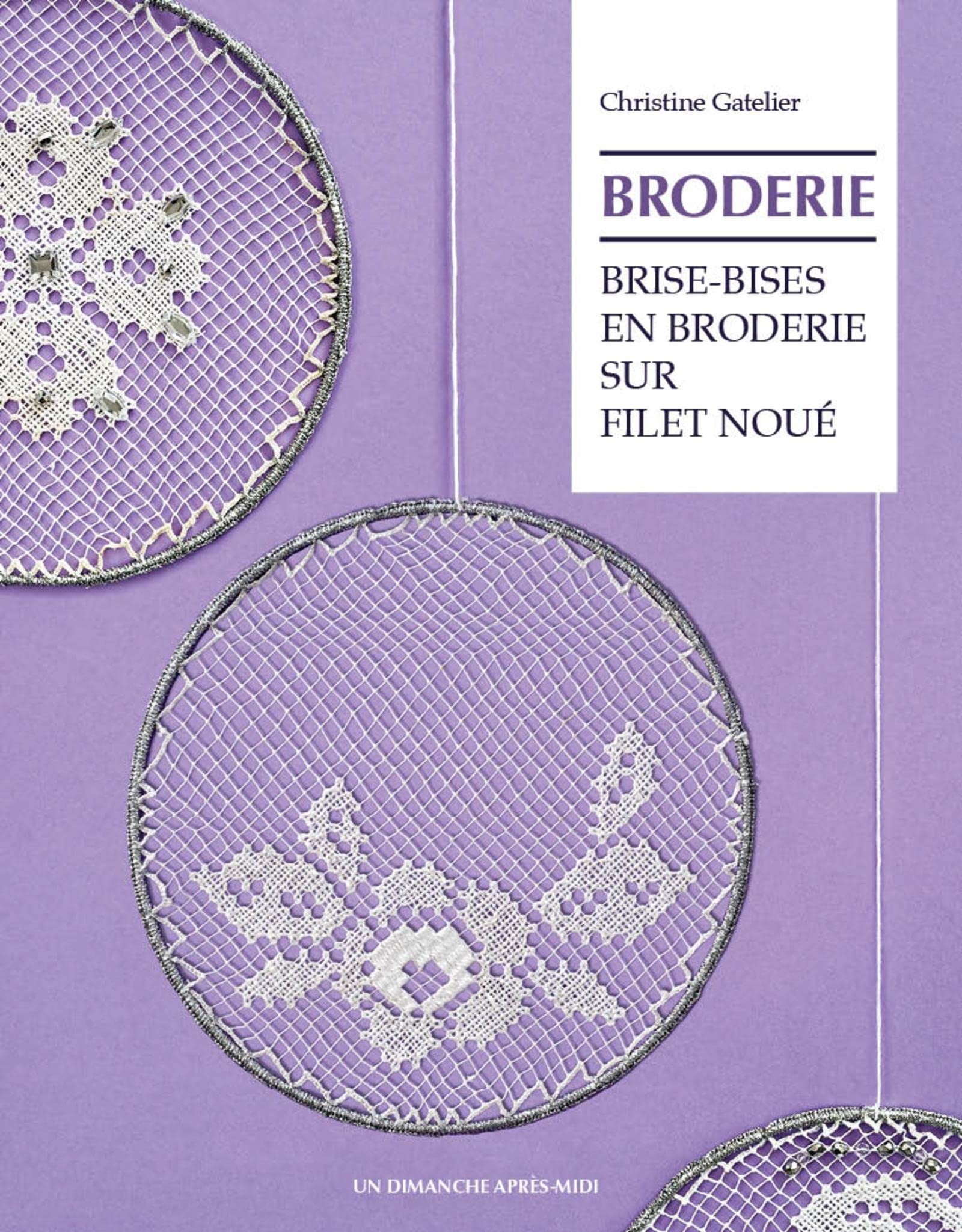 Brise-bises en broderie sur filet nou Leisure, Home & Garden