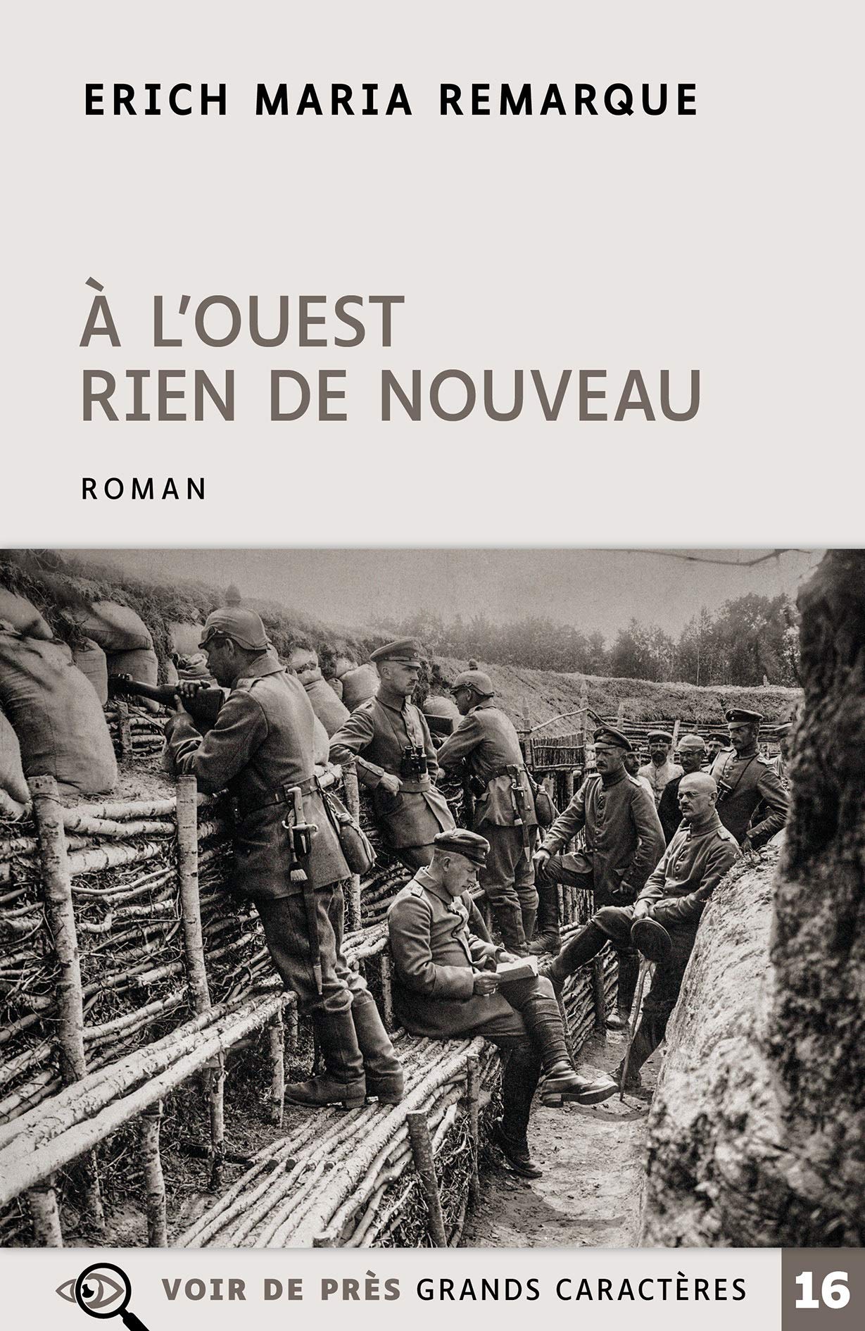 A l'ouest rien de nouveau book