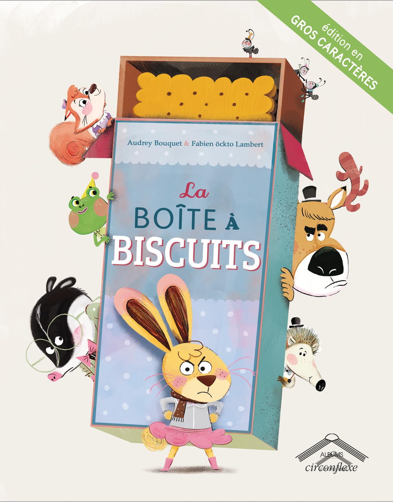 Le mystère du paquet de biscuits gros caractères book