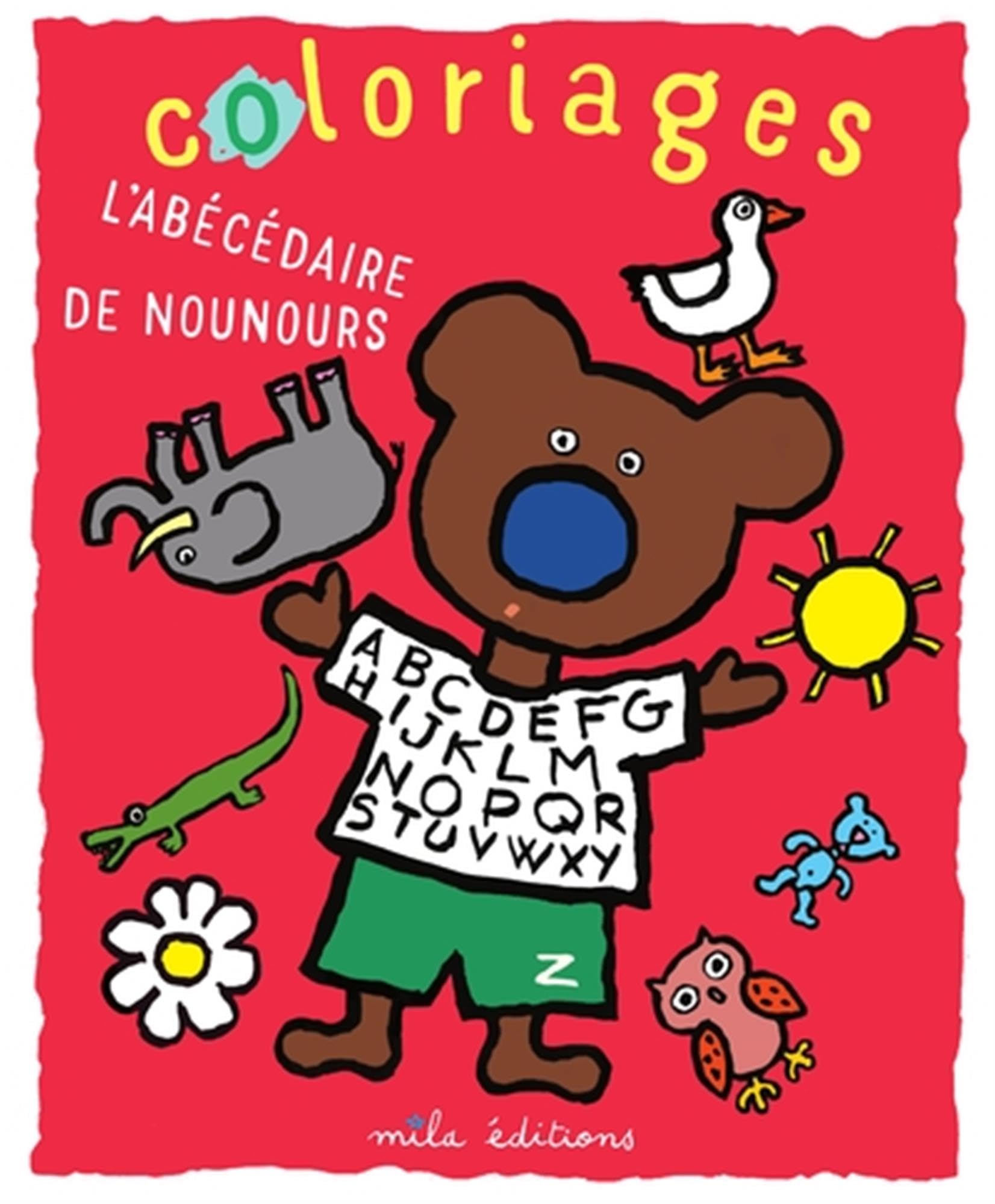 Coloriages : L'abécédaire de Nounours book