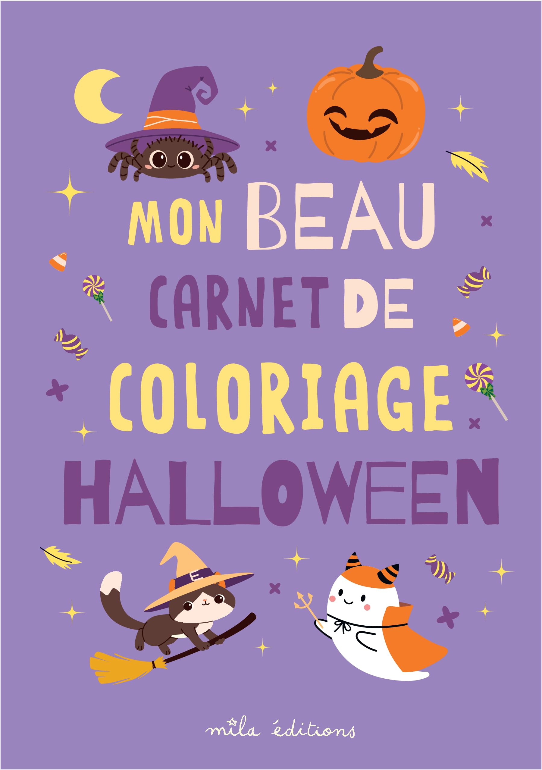 Mon beau carnet de coloriage : Halloween book