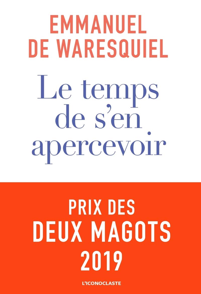 Le temps de s'en apercevoir book