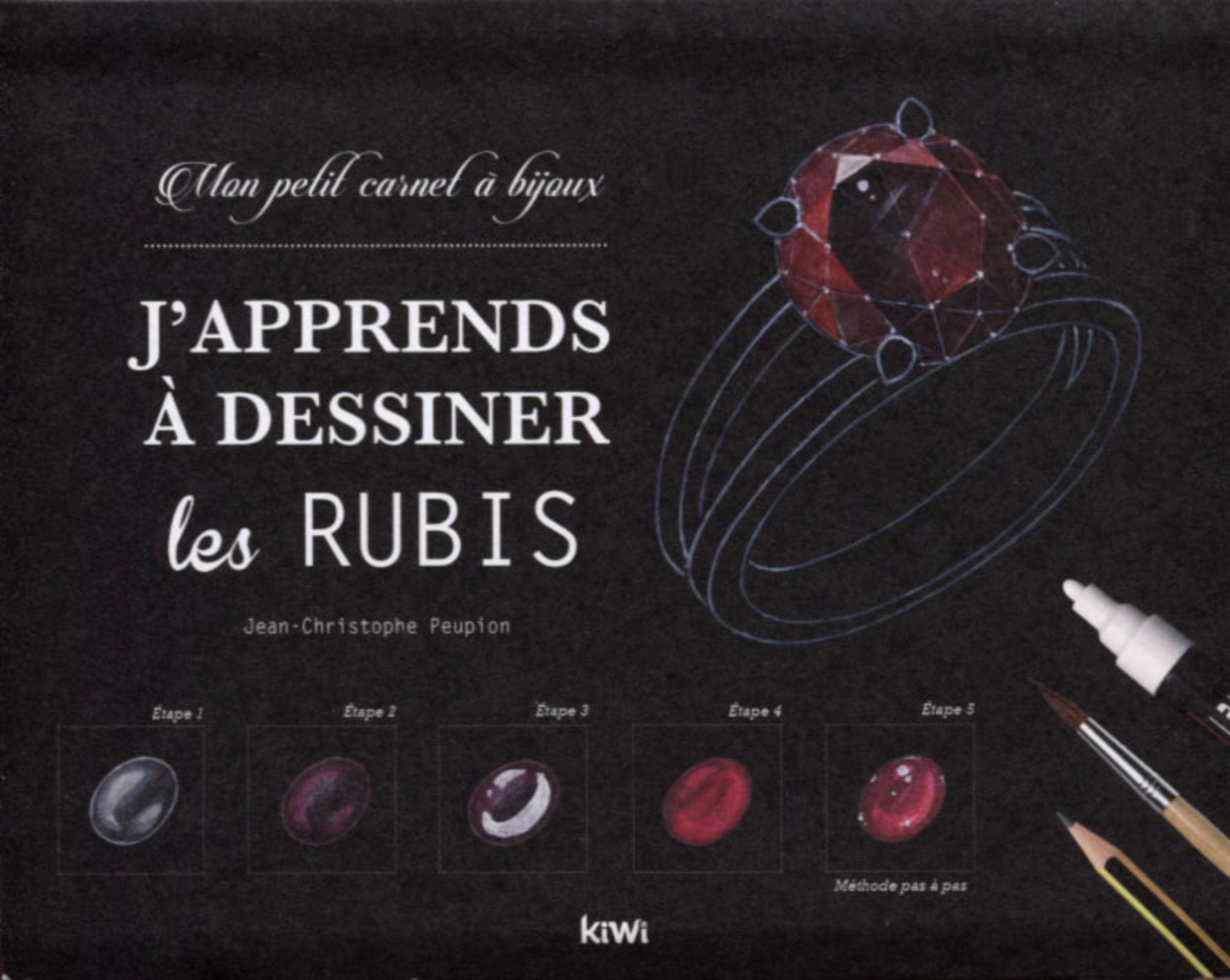 J'apprends à dessiner les rubis. Mon petit carnet à bijoux book