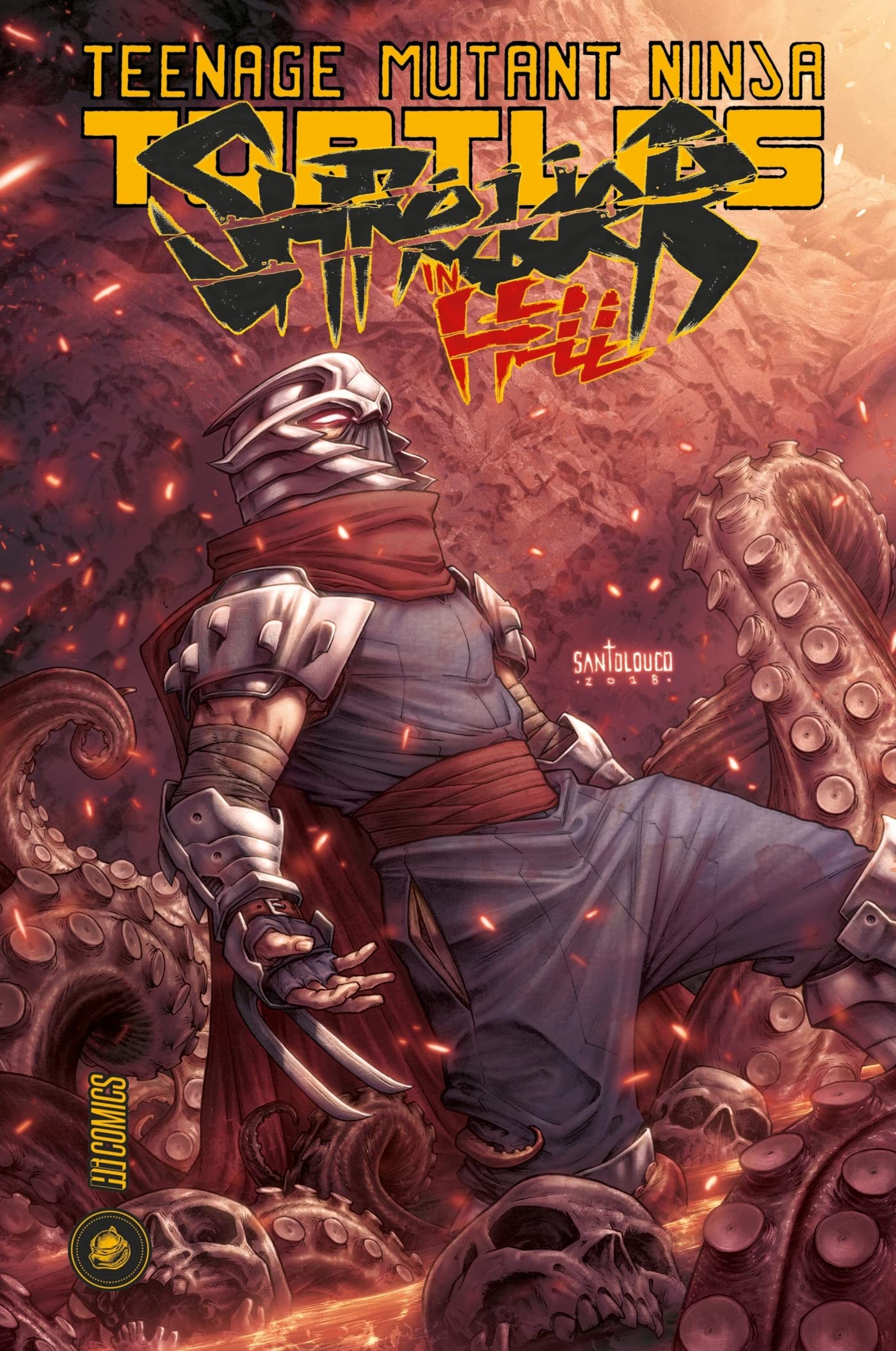 Les Tortues Ninja - TMNT : Shredder in Hell book