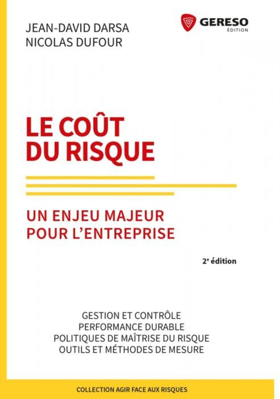 Le coût du risque: Un enjeu majeur pour l'entreprise. Gestion et contrôle. Performance durable. Politiques de maîtrise du risque. Outils et méthodes de mesure. book