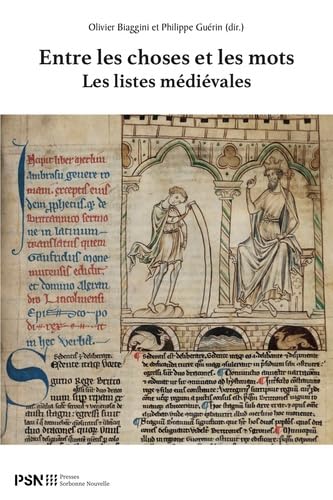Entre les choses et les mots: LES LISTES MEDIEVALES book