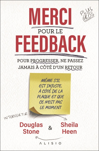 Merci pour le feedback : pour progresser, ne passez jamais à côté d'un retour Business, Finance & Career
