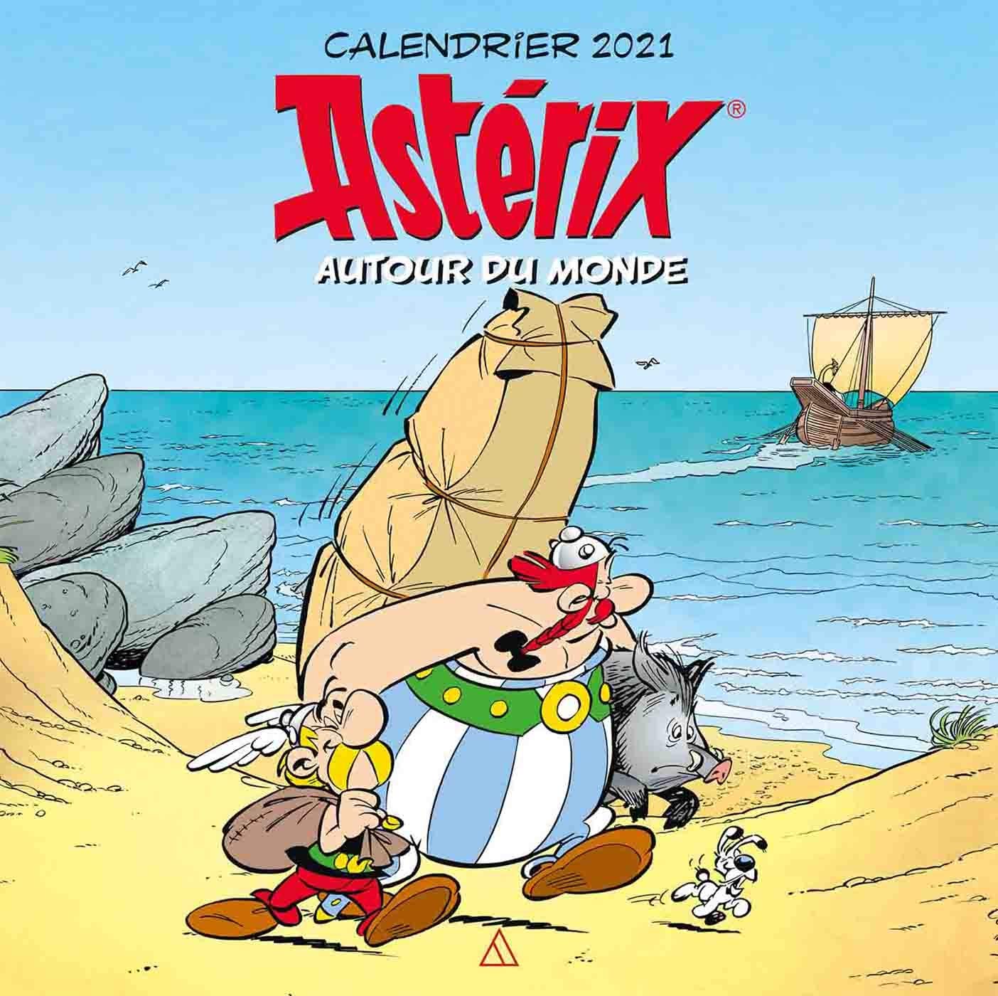 Calendrier mural 2021 - Astérix Autour du Monde: Avec 130 stickers Novels & Short Stories