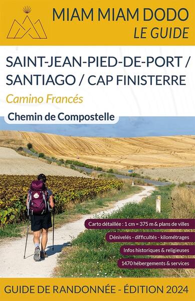 Camino francés : de Saint-Jean-Pied-de-Port à Santiago + le chemin jusqu'à Finisterre : chemin de Compostelle, guide de randonnée Leisure, Home & Garden