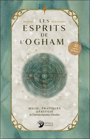Les esprits de l'Ogham : magie, pratiques et sagesse de l'ancien alphabet irlandais : 21 cartes incluses Religion & Esotericism