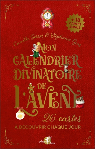 Mon calendrier divinatoire de l'Avent : 26 cartes à découvrir chaque jour : + 18 cartes bonus Religion & Esotericism
