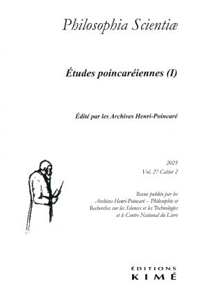 Philosophia scientiae, n° 27-2. Etudes poincaréiennes (I) book