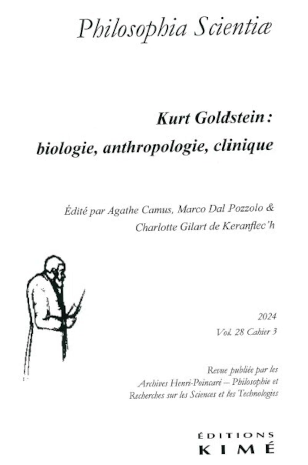 Philosophia scientiae vol. 28/3: Kurt Goldstein, le milieu et la clinique book