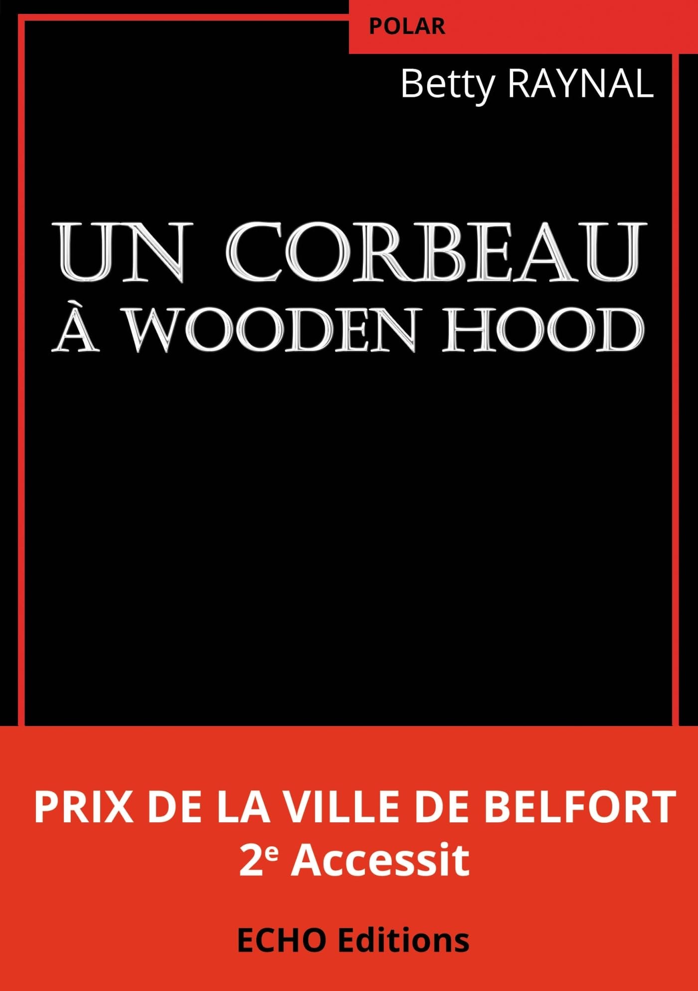 Un corbeau à Wooden Hood book