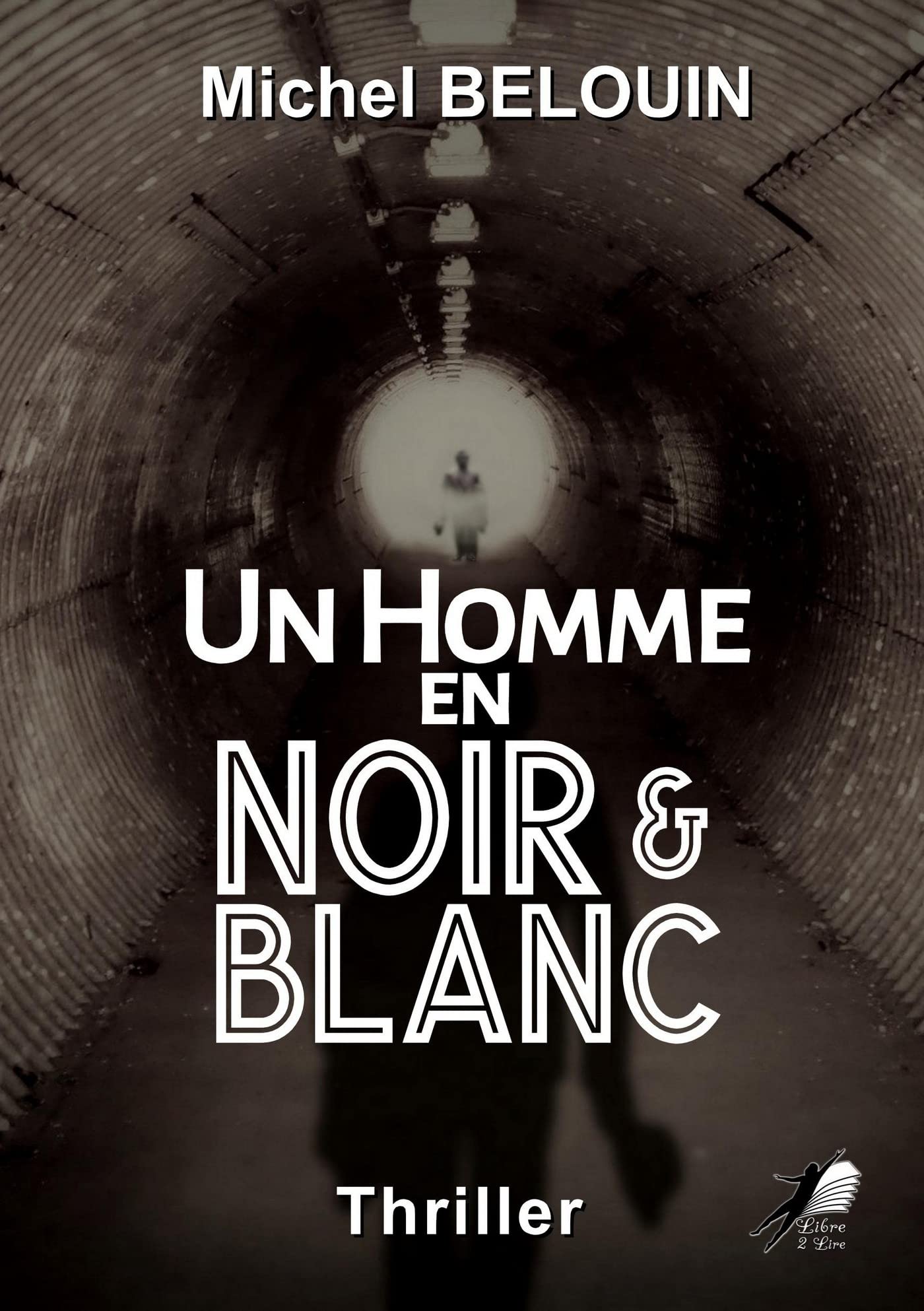Un homme en noir et blanc book