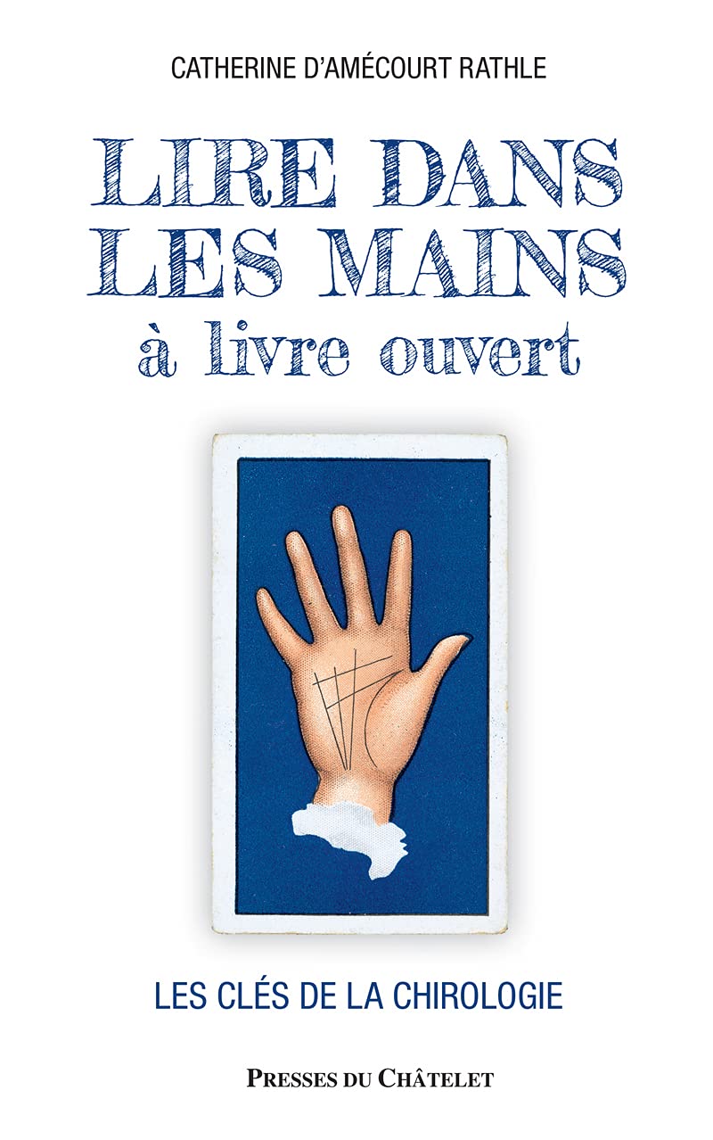 Lire dans les mains à livre ouvert book