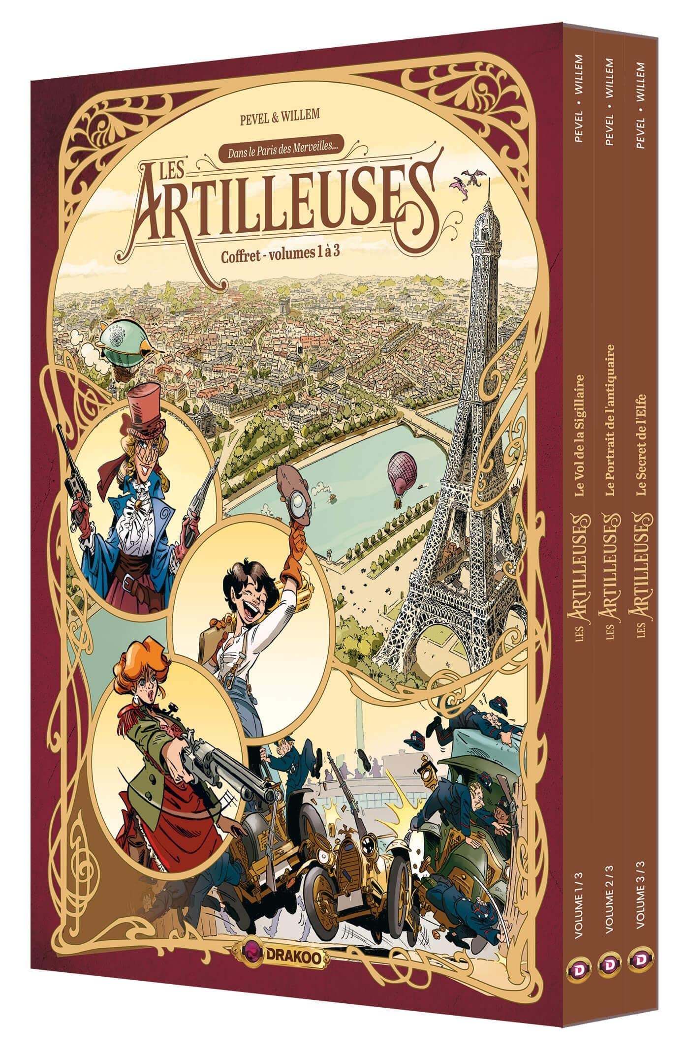 Les Artilleuses - coffret vol. 01 à 03: Avec 1 jeu de rôle solo offert Manga