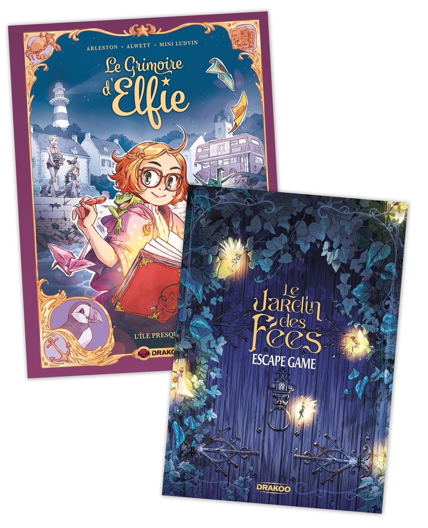 Le Grimoire d'Elfie - vol. 01 + escape game - édition limitée: L'île presque Manga