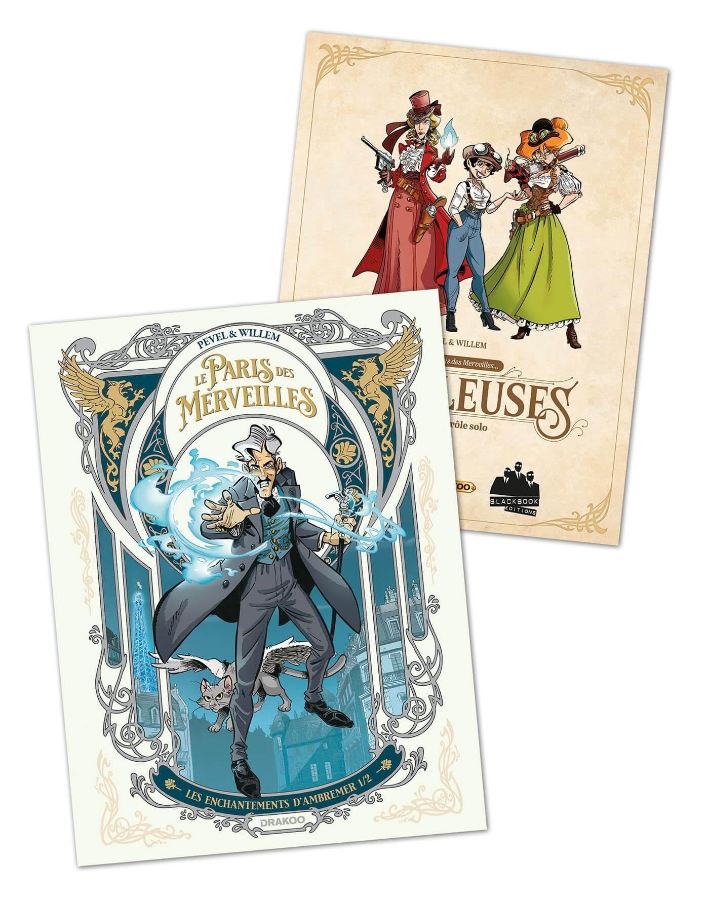 Le Paris des Merveilles - vol. 01 + jeu de rôle - édition limitée: Les enchantements d'Ambremer 1/2 book