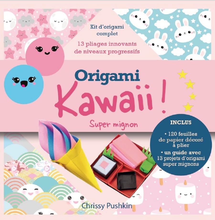 Origami Kawaii ! Super mignon: Kit complet pour réaliser des pliages japonais super mignons Film, Art & Culture