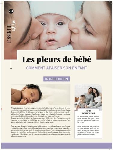 Les pleurs de bébé : comment apaiser son enfant book