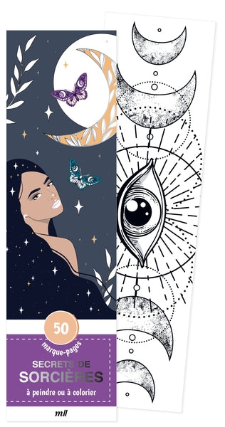 Secrets de sorcières : 50 marque-pages à peindre ou à colorier Hobbies & Crafts