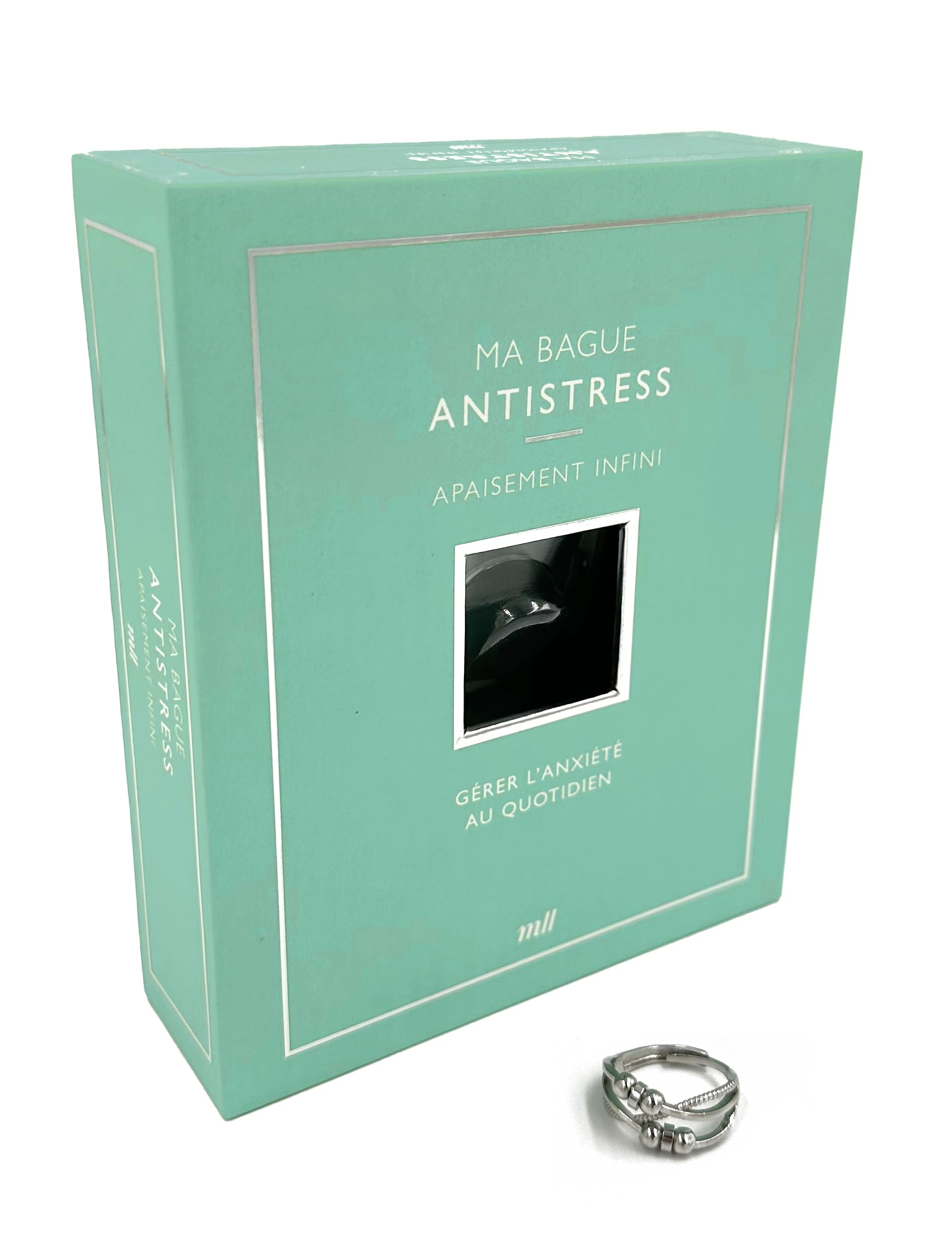 Ma bague antistress - Apaisement infini (coffret): Un bijou ajustable, discret et élégant et un livre pour gérer l'anxiété au quotidien book
