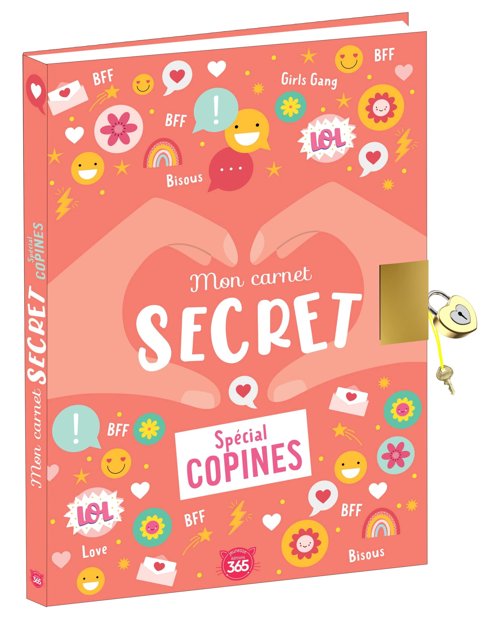 Mon carnet secret - Spécial copines - Journal intime avec cadenas à compléter book