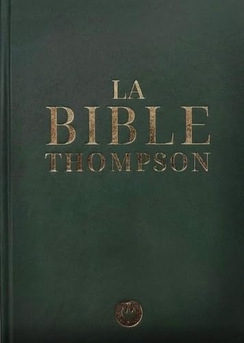 Bible Thompson: Version Colombe, rigide, verte, onglets Books