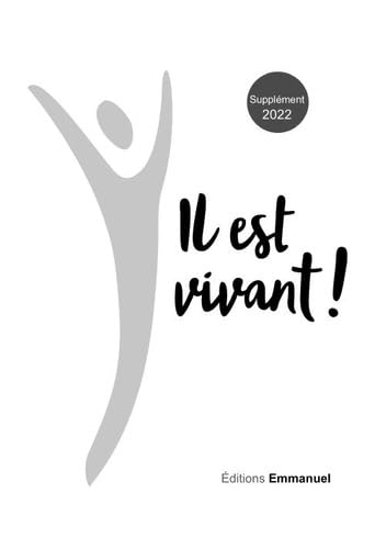 Supplément 2022 Carnet de chants :Il est vivant ! book
