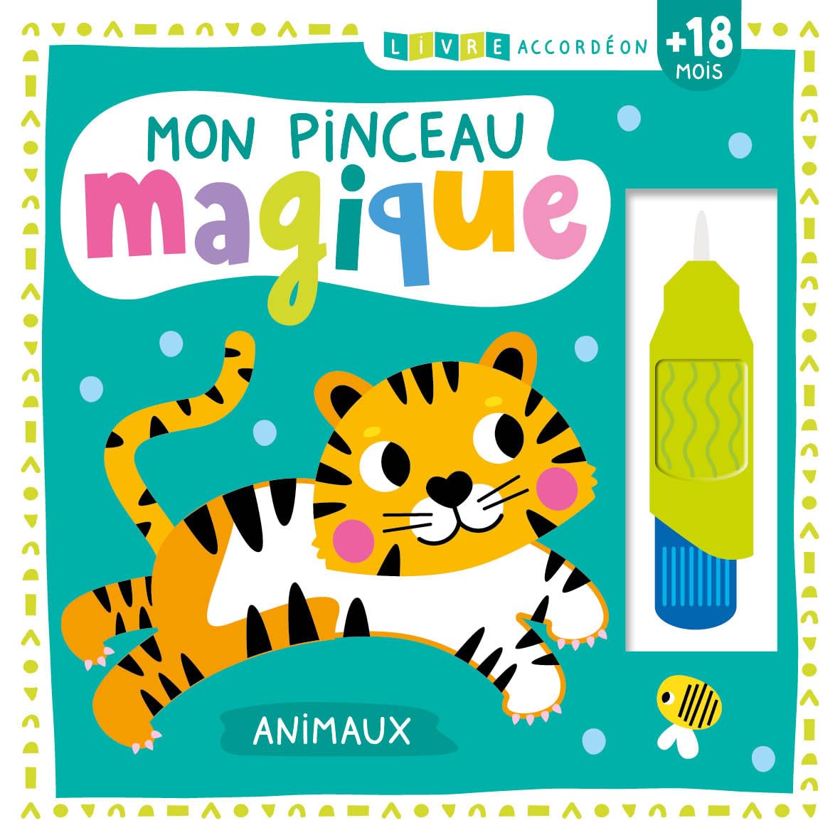 LIVRE ACCORDEON - MON PINCEAU MAGIQUE - ANIMAUX book