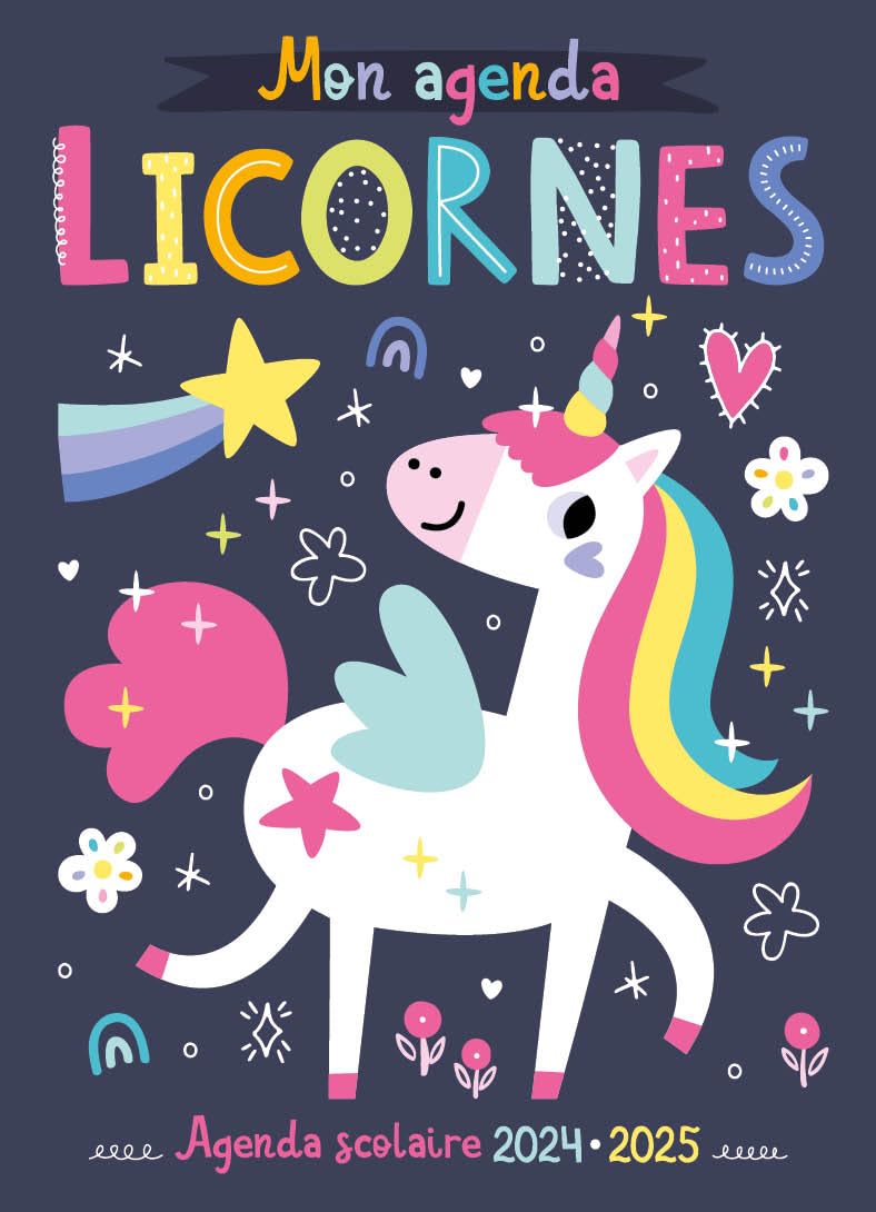 AGENDA SCOLAIRE 2024-2025 - LICORNES book