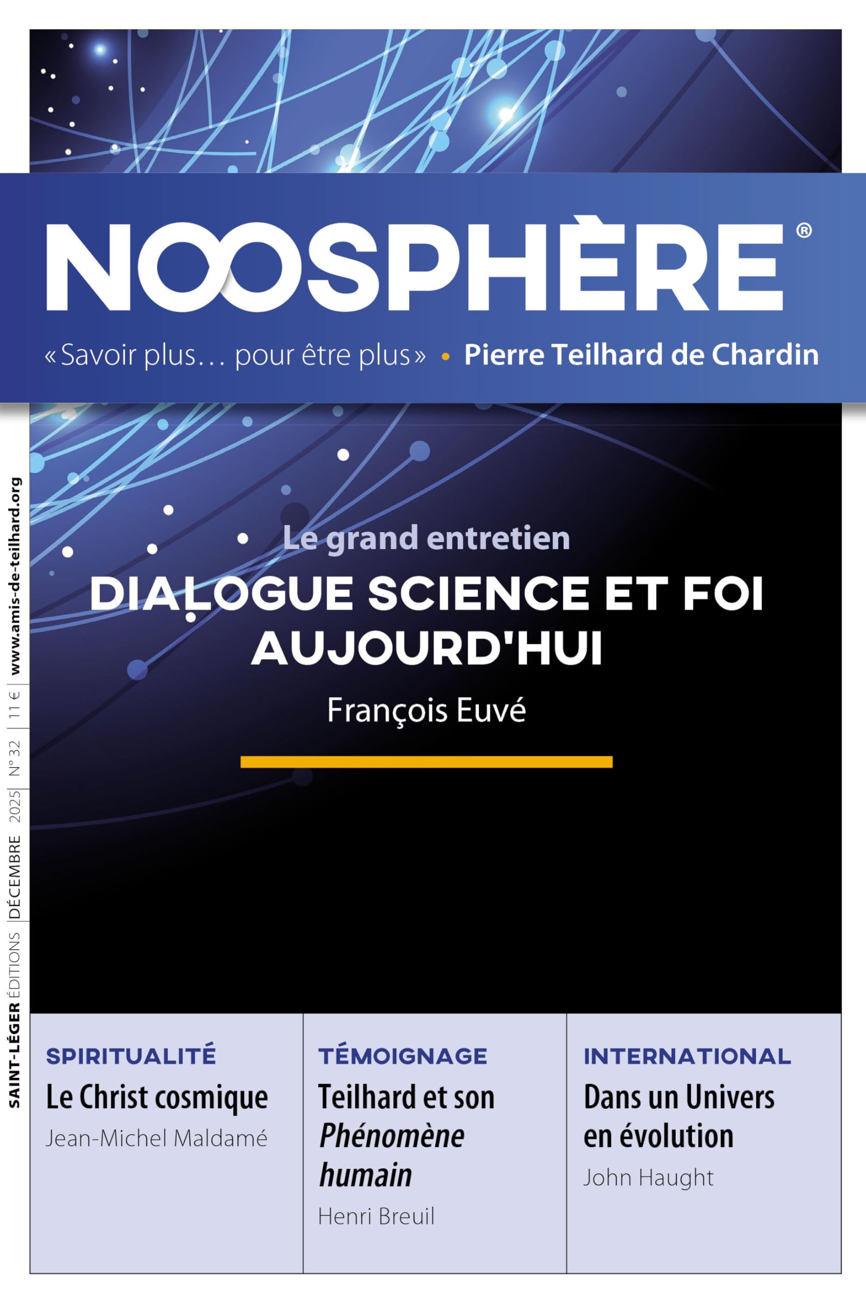 Noosphère N°32 - Dialogue science et foi aujourd'hui book