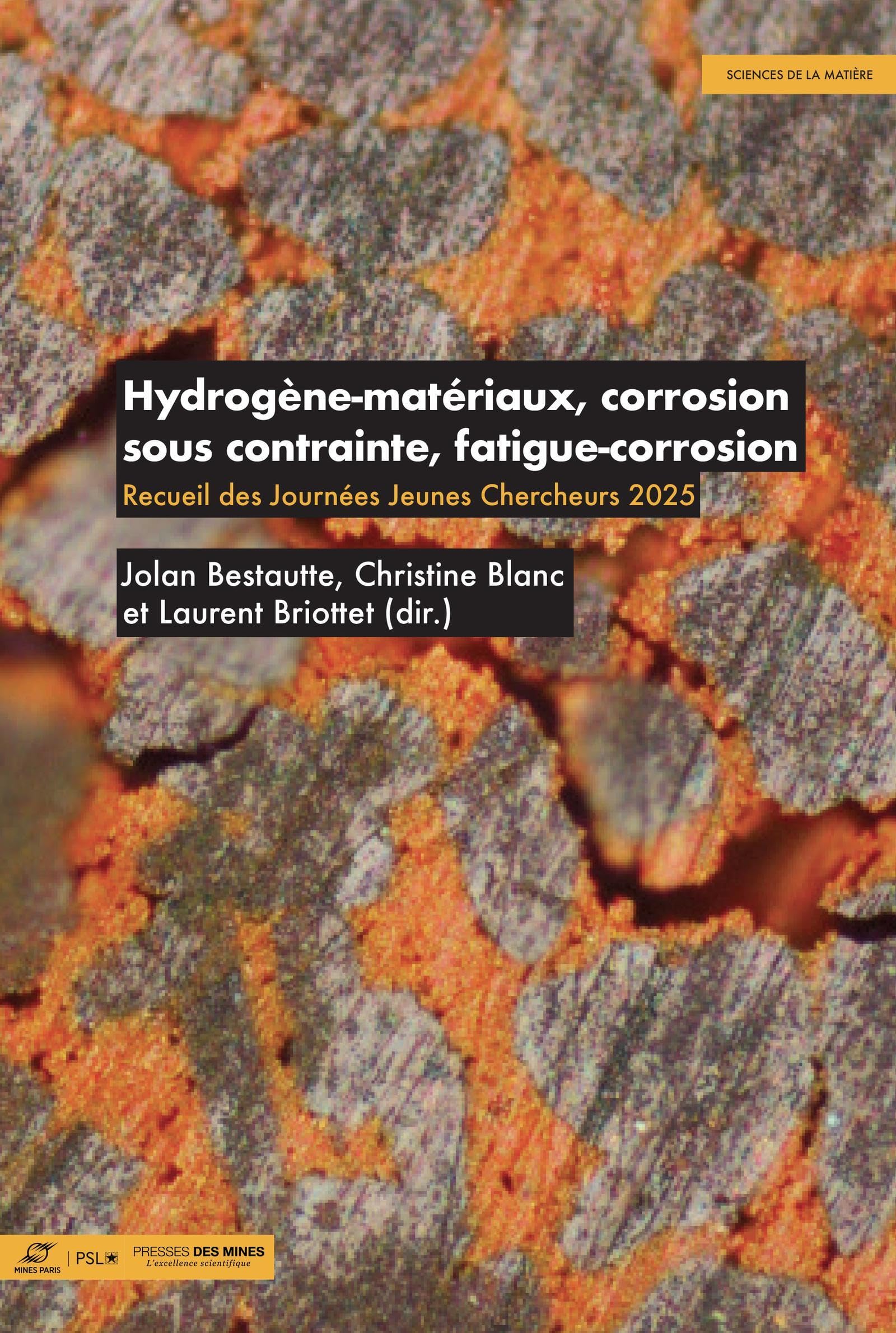Hydrogène-matériaux, corrosion sous contrainte, fatigue-corrosion: Recueil des Journées Jeunes Chercheurs 2025 Business & Technology