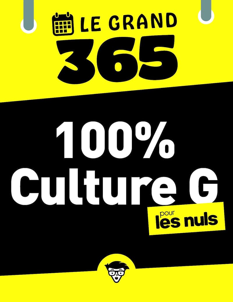 Le Grand 365 jours 100% Culture G pour les nuls Leisure, Home & Garden