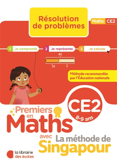 Product Image: Premiers en maths avec la méthode de Singapour, CE2, 8-9 ans : résolution de problèmes
