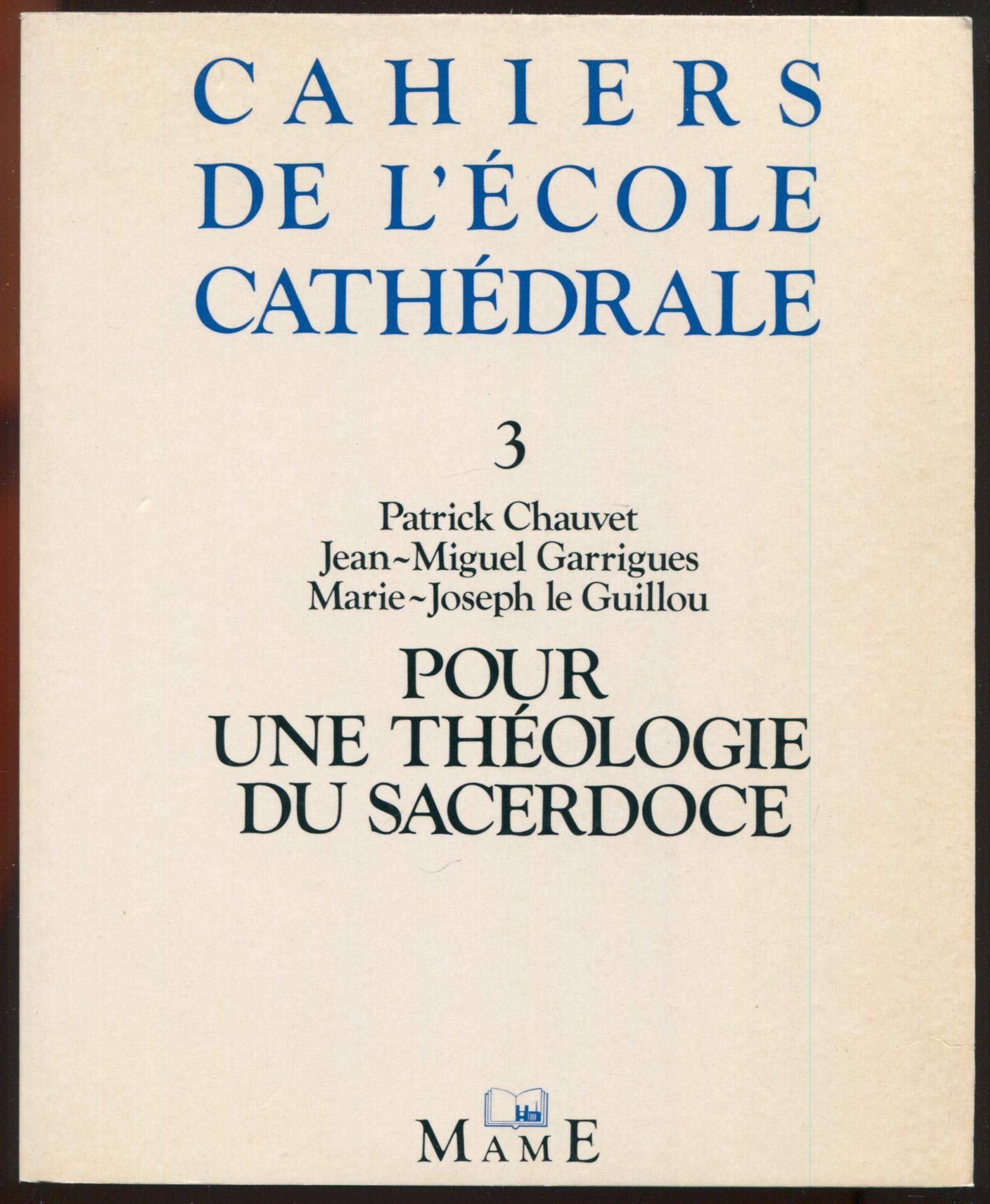 POUR UNE THEOLOGIE DU SACERDOCE book