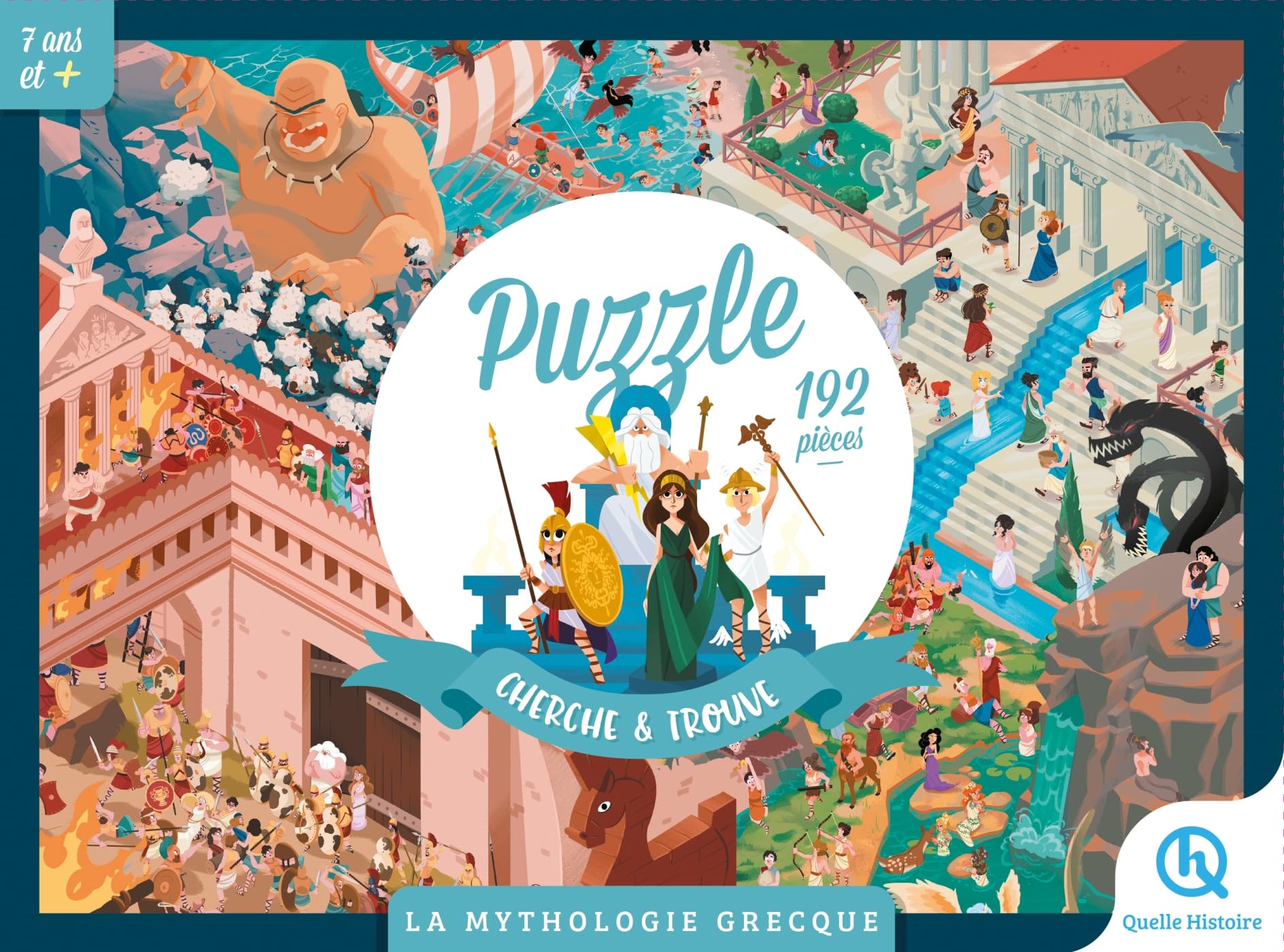 Puzzle Cherche et Trouve - La mythologie grecque Leisure & Fun