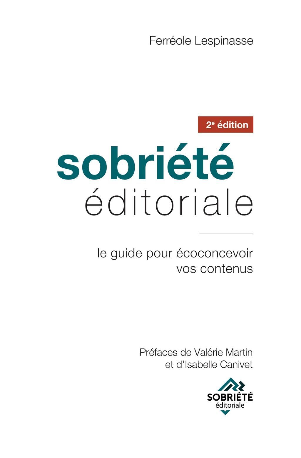 Sobriété éditoriale: Le guide pour écoconcevoir vos contenus book