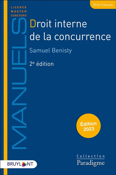 Product Image: Droit interne de la concurrence : 2023