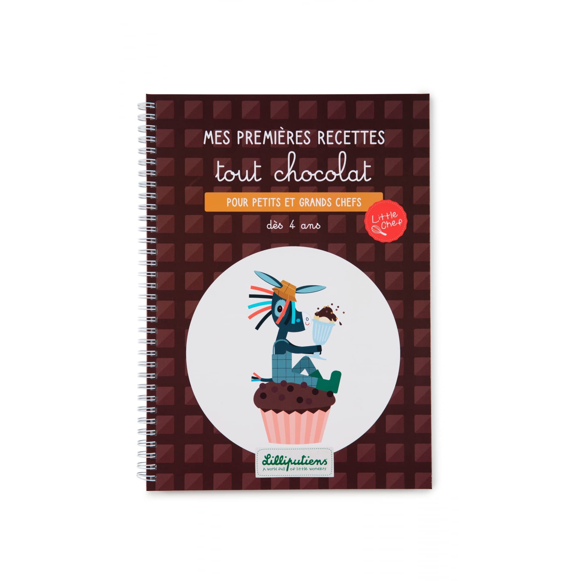 Livre de pâtisserie Mes premières recettes Tout chocolat - Lilliputiens Books