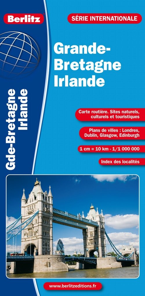 Grande-Bretagne Irlande - Carte routière et touristique - Echelle : 1/800 000 book