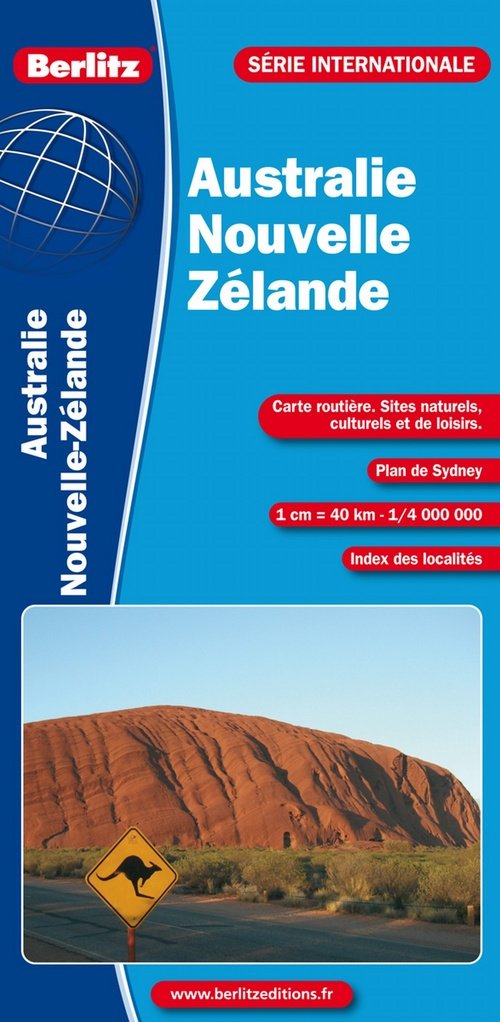 Australie, Nouvelle-Zélande - Carte routière et touristique (avec plan de Sydney) Maps & Plans