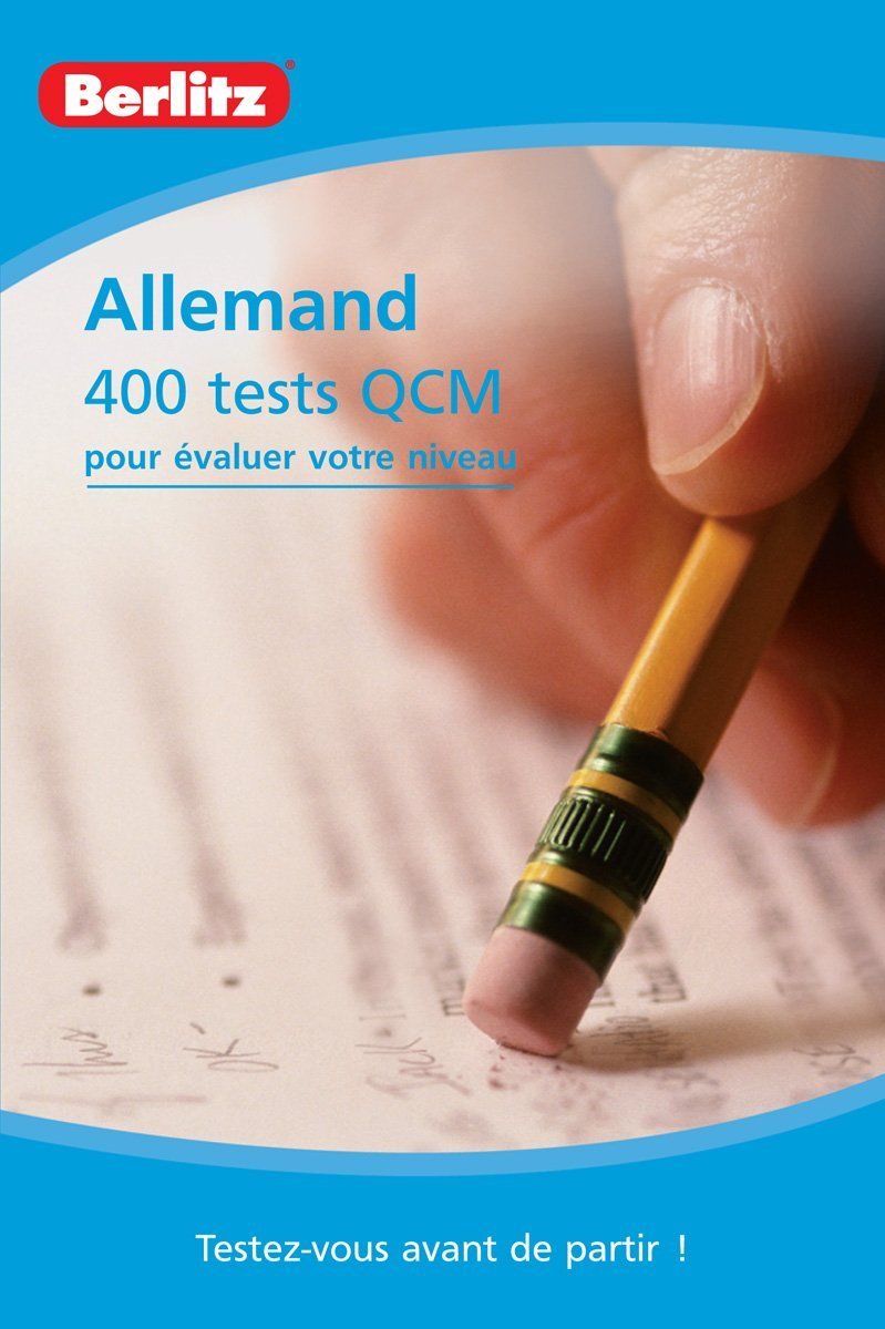 Allemand: 400 tests QCM pour évaluer votre niveau Books