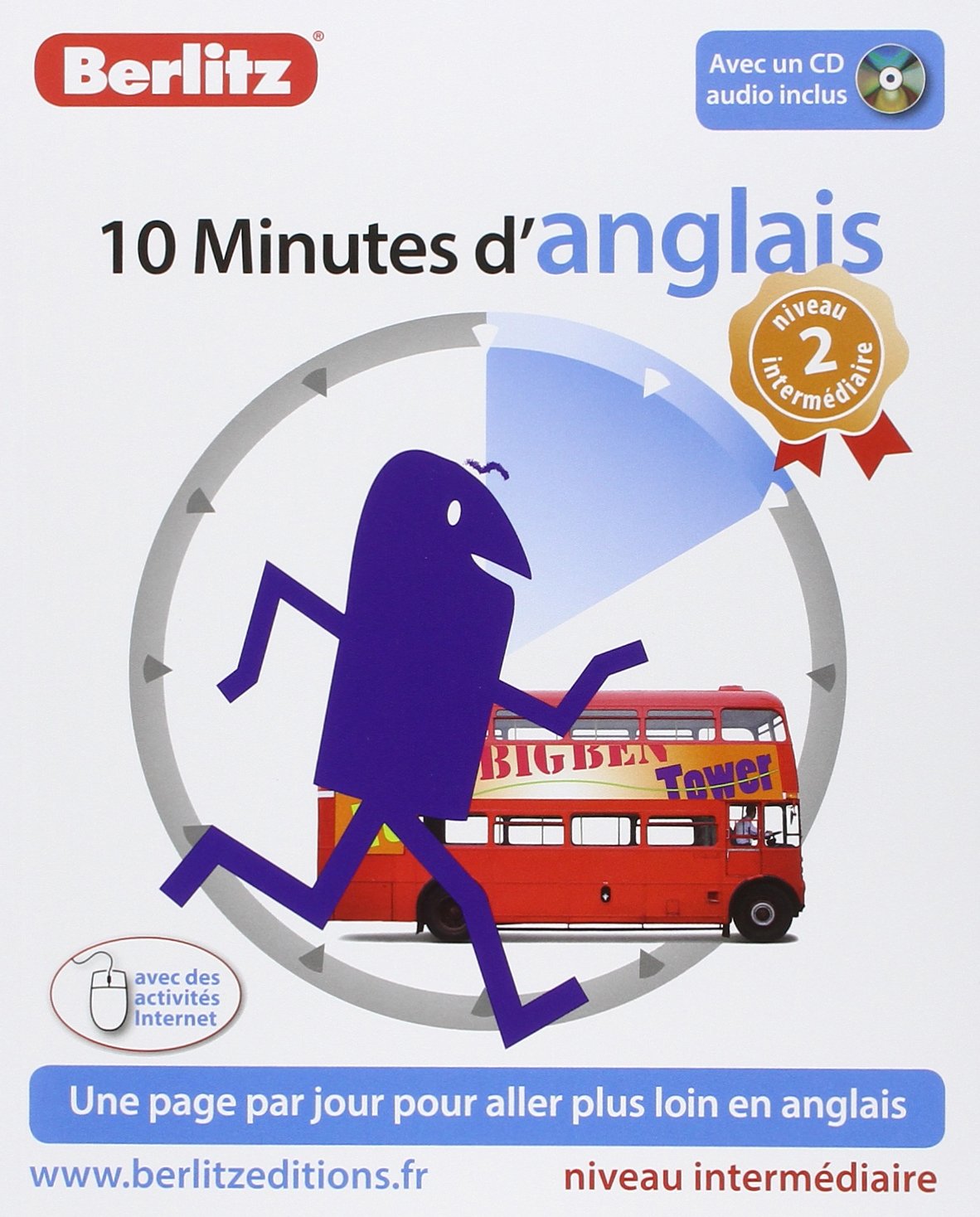 Anglais 10 minutes niveau intermédiaire: Niveau 2 intermédiaire Books