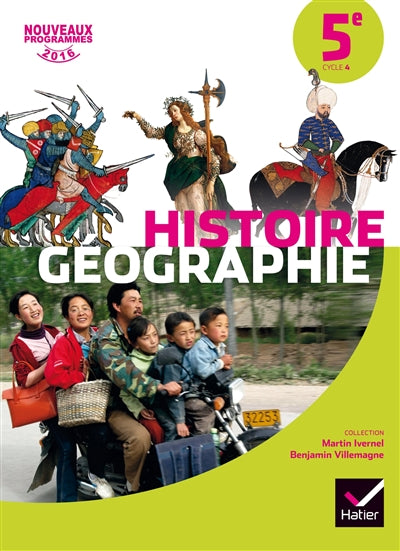 Product Image: Histoire-géographie 5e, cycle 4 : nouveaux programmes 2016