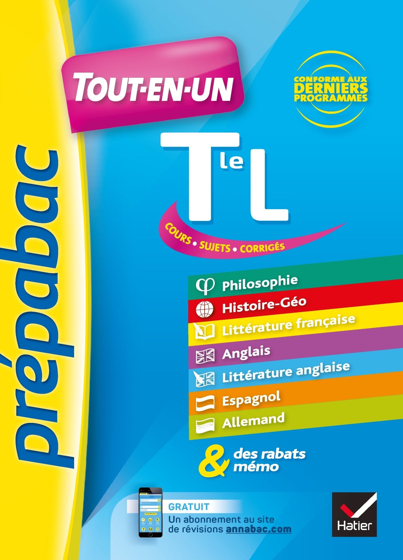 Prépabac Tout-en-un Tle L: tout pour réviser le Bac L Professional & Reference Books