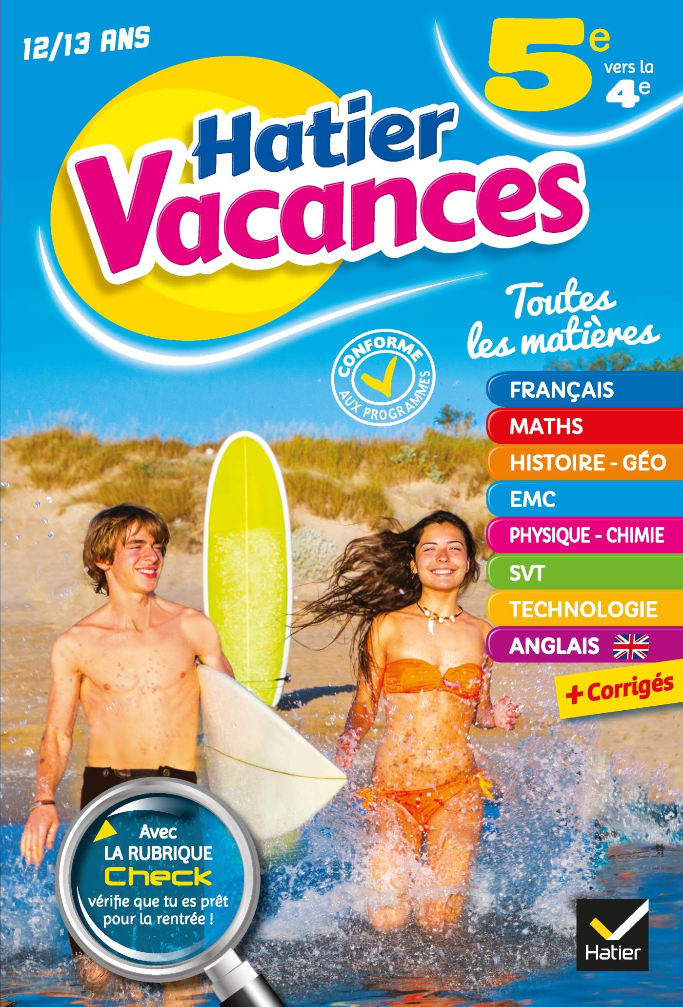 Cahiers de vacances Hatier: 5e (vers la 4e) 12/13 ans Professional & Reference Books