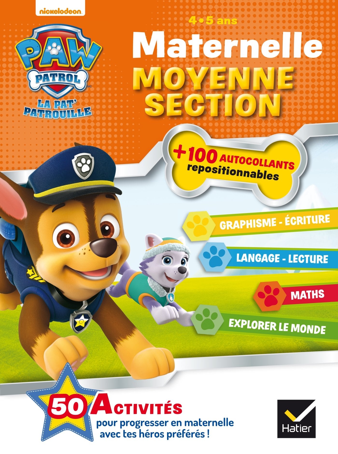 Pat Patrouille Tout en un MS: 100 autocollants repositionnables Non-fiction