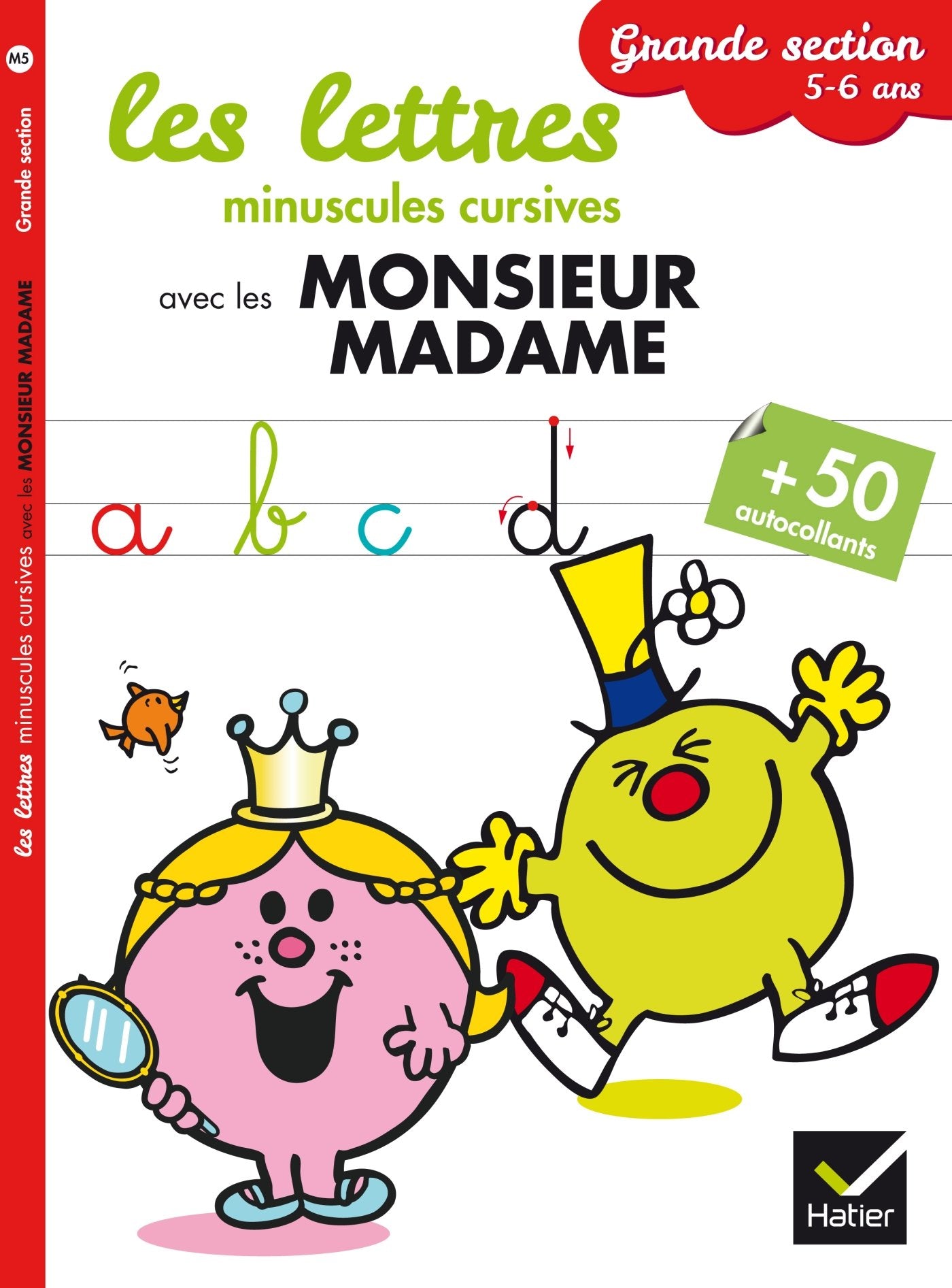 Les lettres minuscules cursives: 5/6 ans, grande section book